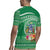 Norfolk Island Pine Tree Christmas Rugby Jersey Coat of Arm and Polynesian Pattern