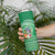 Norfolk Island Pine Tree Christmas Skinny Tumbler Coat of Arm and Polynesian Pattern