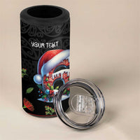 Aotearoa Six Seven Personalized 4 in 1 Can Cooler Tumbler New Zealand Funny Christmas - Polynesian Pride