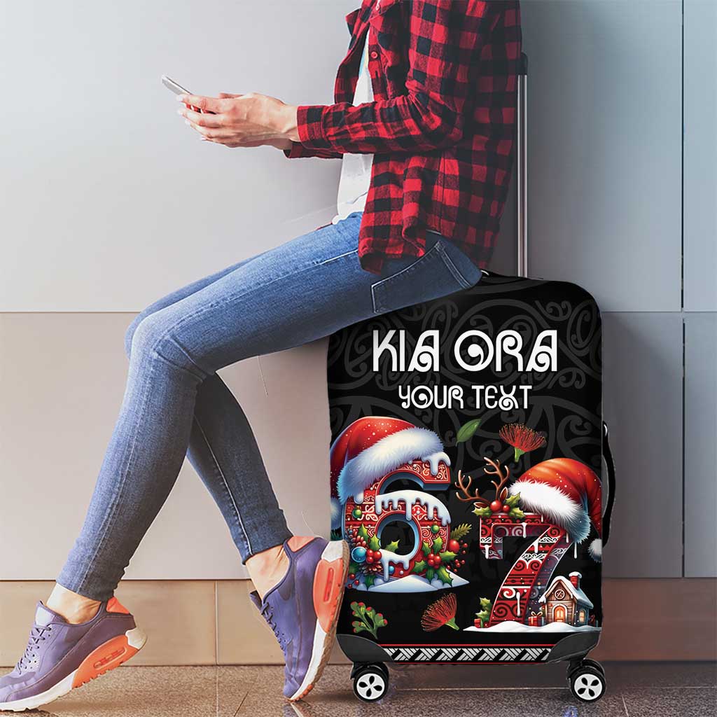 Aotearoa Six Seven Personalized Luggage Cover New Zealand Funny Christmas - Polynesian Pride