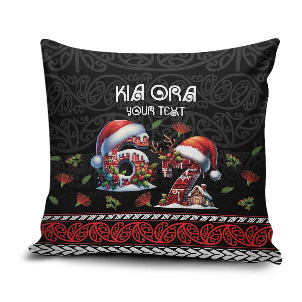 Aotearoa Six Seven Personalized Pillow Cover New Zealand Funny Christmas - Polynesian Pride