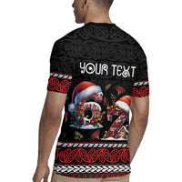 Aotearoa Six Seven Personalized Rugby Jersey New Zealand Funny Christmas - Polynesian Pride