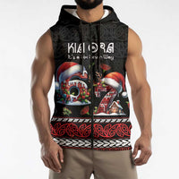Aotearoa Six Seven Personalized Sleeveless Zip Hoodie New Zealand Funny Christmas LT9