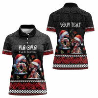Aotearoa Six Seven Personalized Women Polo Shirt New Zealand Funny Christmas - Polynesian Pride