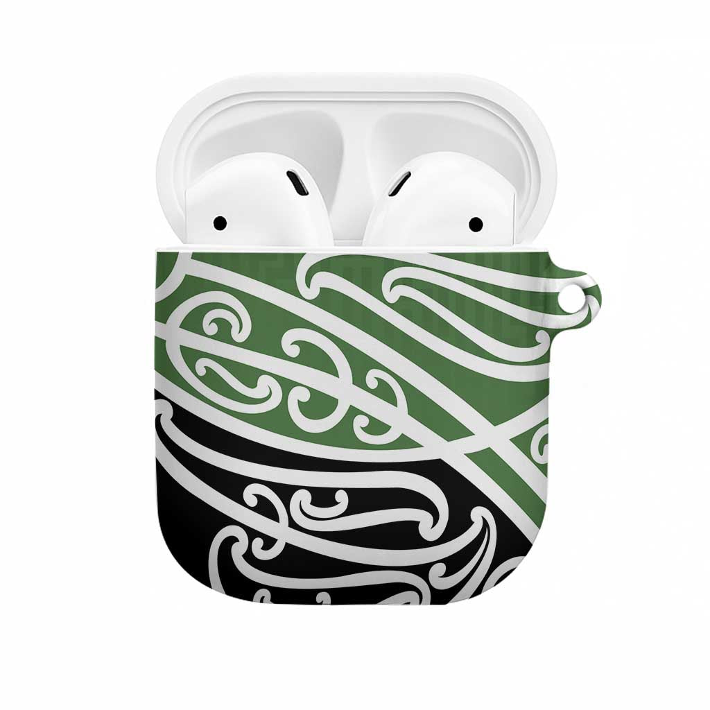 Green Fern New Zealand Kowhai Ngutukak AirPods Case - Polynesian Pride