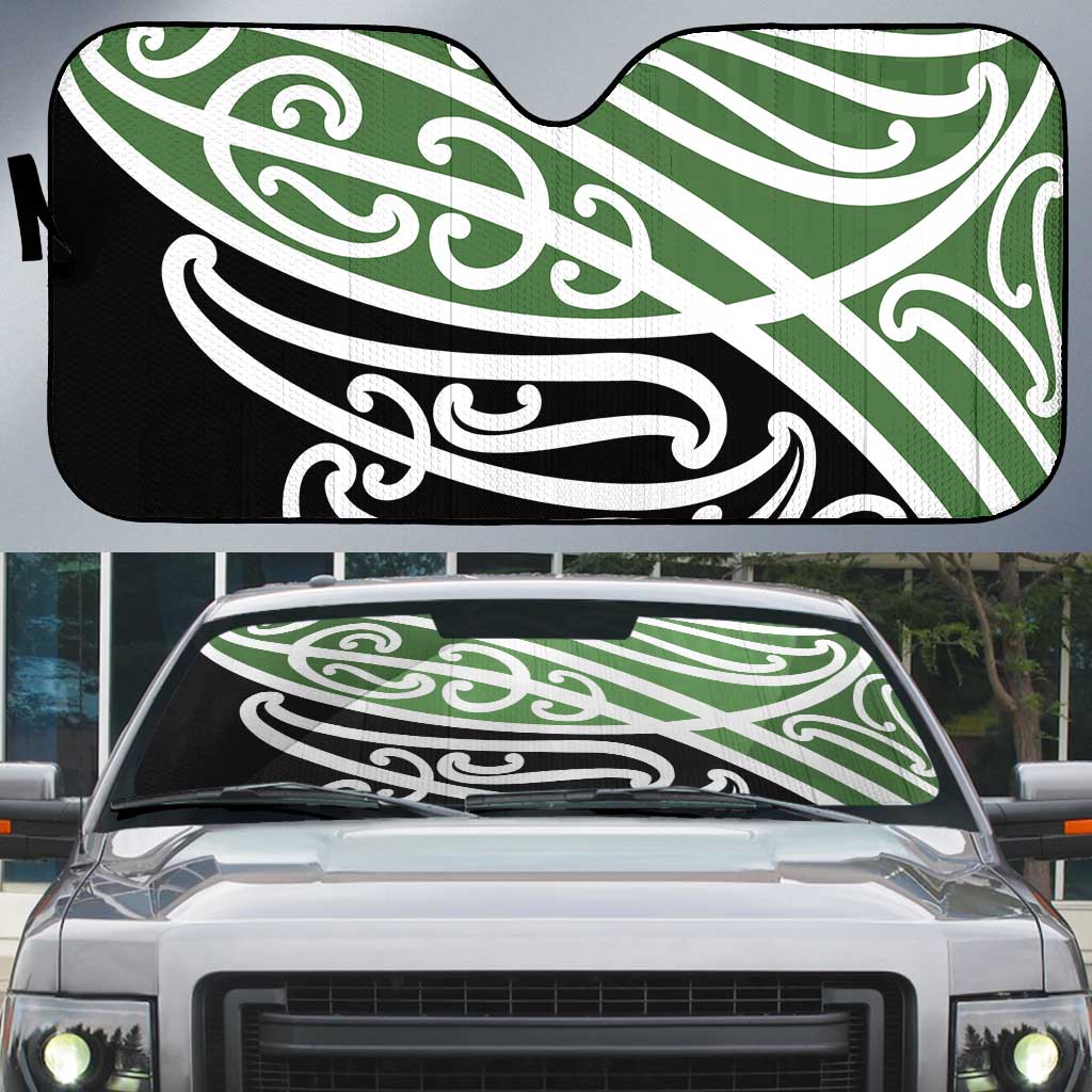 Green Fern New Zealand Kowhai Ngutukak Auto Sun Shade - Polynesian Pride