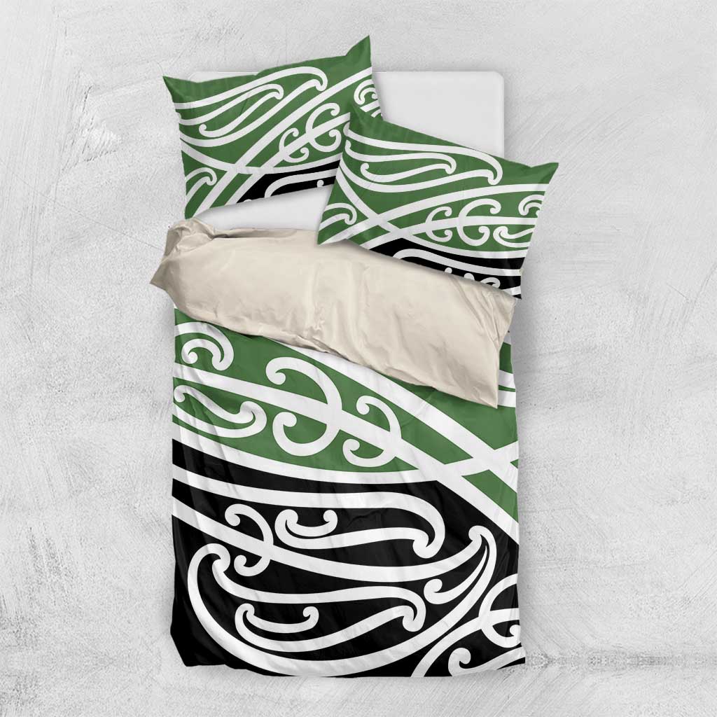 Green Fern New Zealand Kowhai Ngutukak Bedding Set - Polynesian Pride