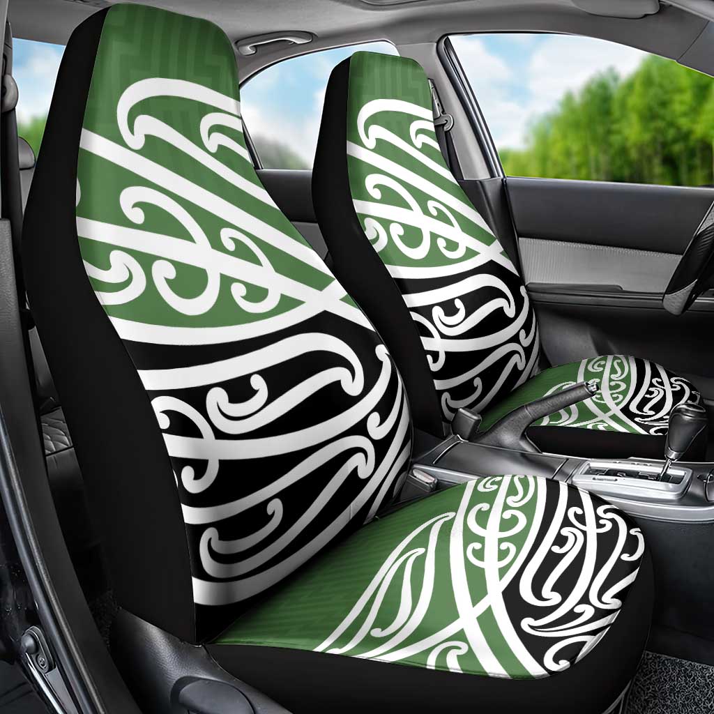 Green Fern New Zealand Kowhai Ngutukak Car Seat Cover - Polynesian Pride