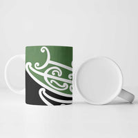Green Fern New Zealand Kowhai Ngutukak Ceramic Mug - Polynesian Pride