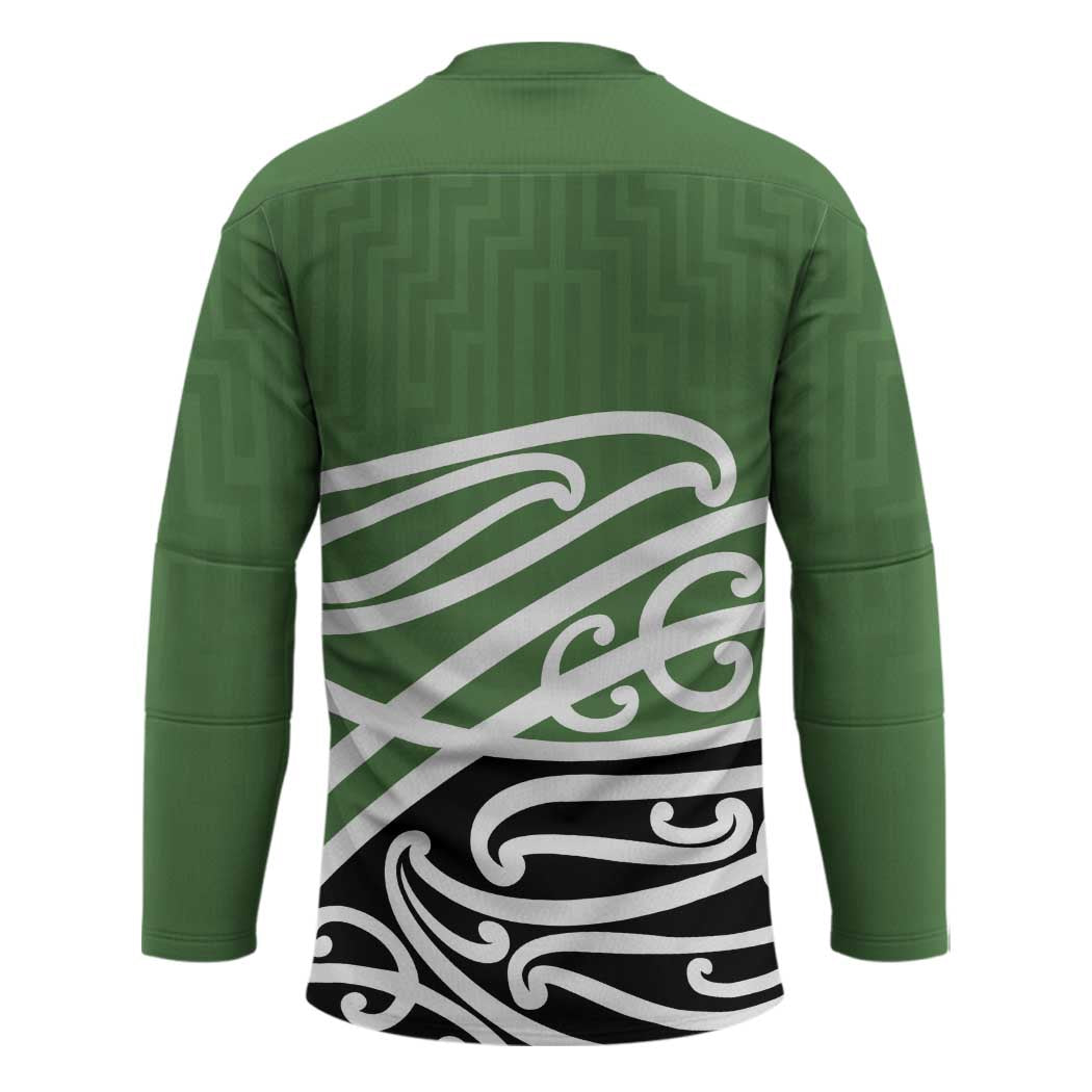 Green Fern New Zealand Kowhai Ngutukak Hockey Jersey - Polynesian Pride