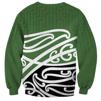 Green Fern New Zealand Kowhai Ngutukak Sweatshirt - Polynesian Pride