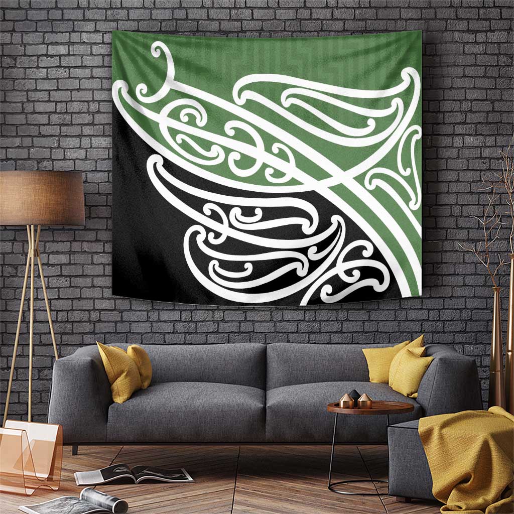 Green Fern New Zealand Kowhai Ngutukak Tapestry - Polynesian Pride