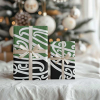 Green Fern New Zealand Kowhai Ngutukak Wrapping Paper - Polynesian Pride