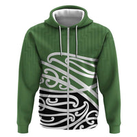 Green Fern New Zealand Kowhai Ngutukak Zip Hoodie - Polynesian Pride