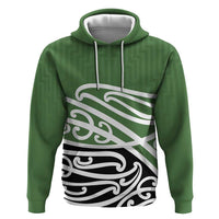 Green Fern New Zealand Kowhai Ngutukak Zip Hoodie - Polynesian Pride