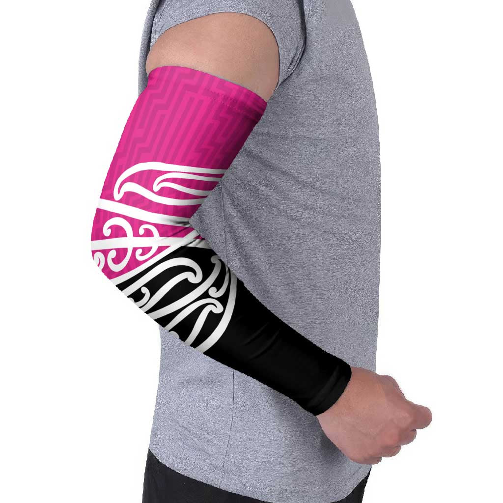 All Pink New Zealand Kowhai Ngutukak Arm Sleeves - Polynesian Pride