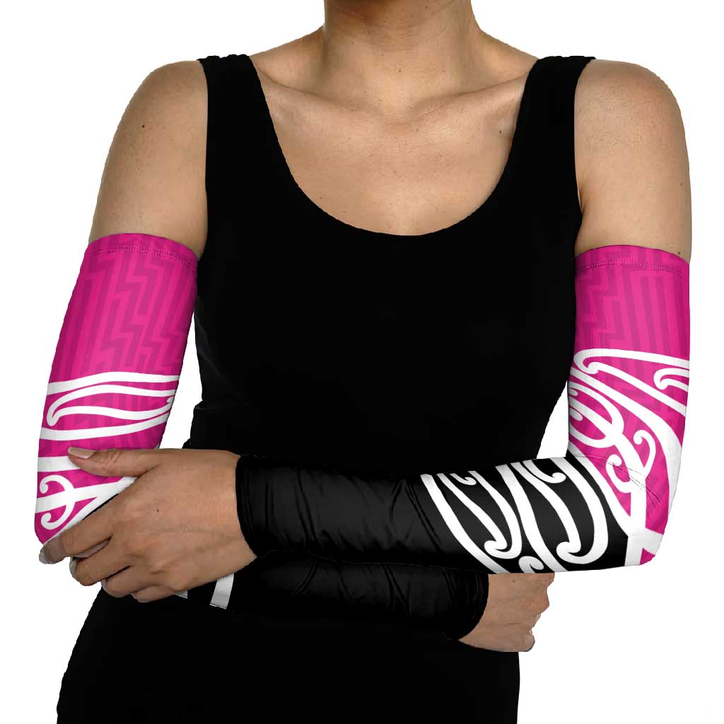 All Pink New Zealand Kowhai Ngutukak Arm Sleeves - Polynesian Pride