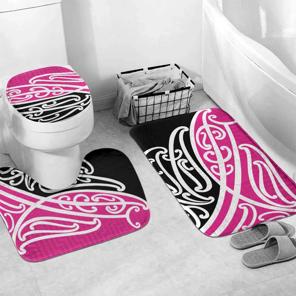 All Pink New Zealand Kowhai Ngutukak Bathroom Set - Polynesian Pride