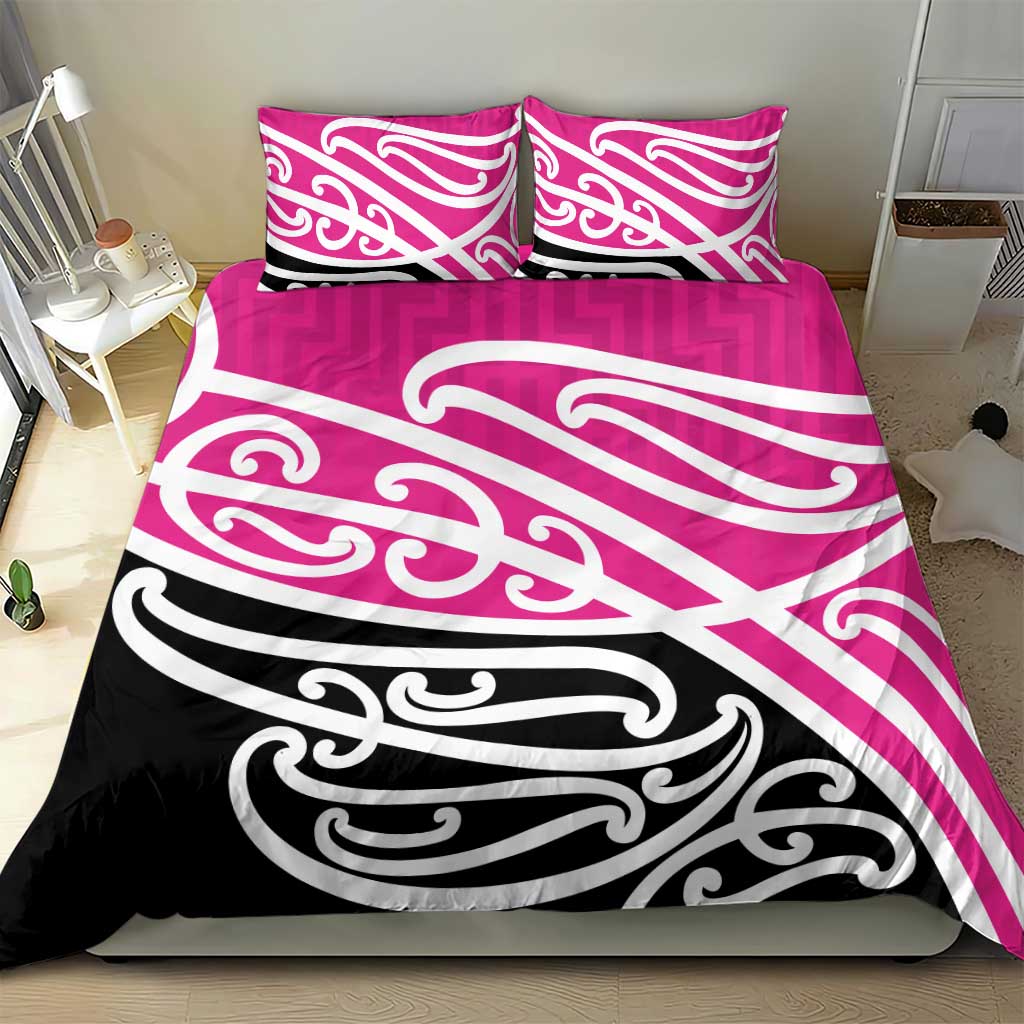 All Pink New Zealand Kowhai Ngutukak Bedding Set - Polynesian Pride