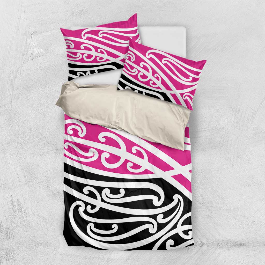 All Pink New Zealand Kowhai Ngutukak Bedding Set - Polynesian Pride