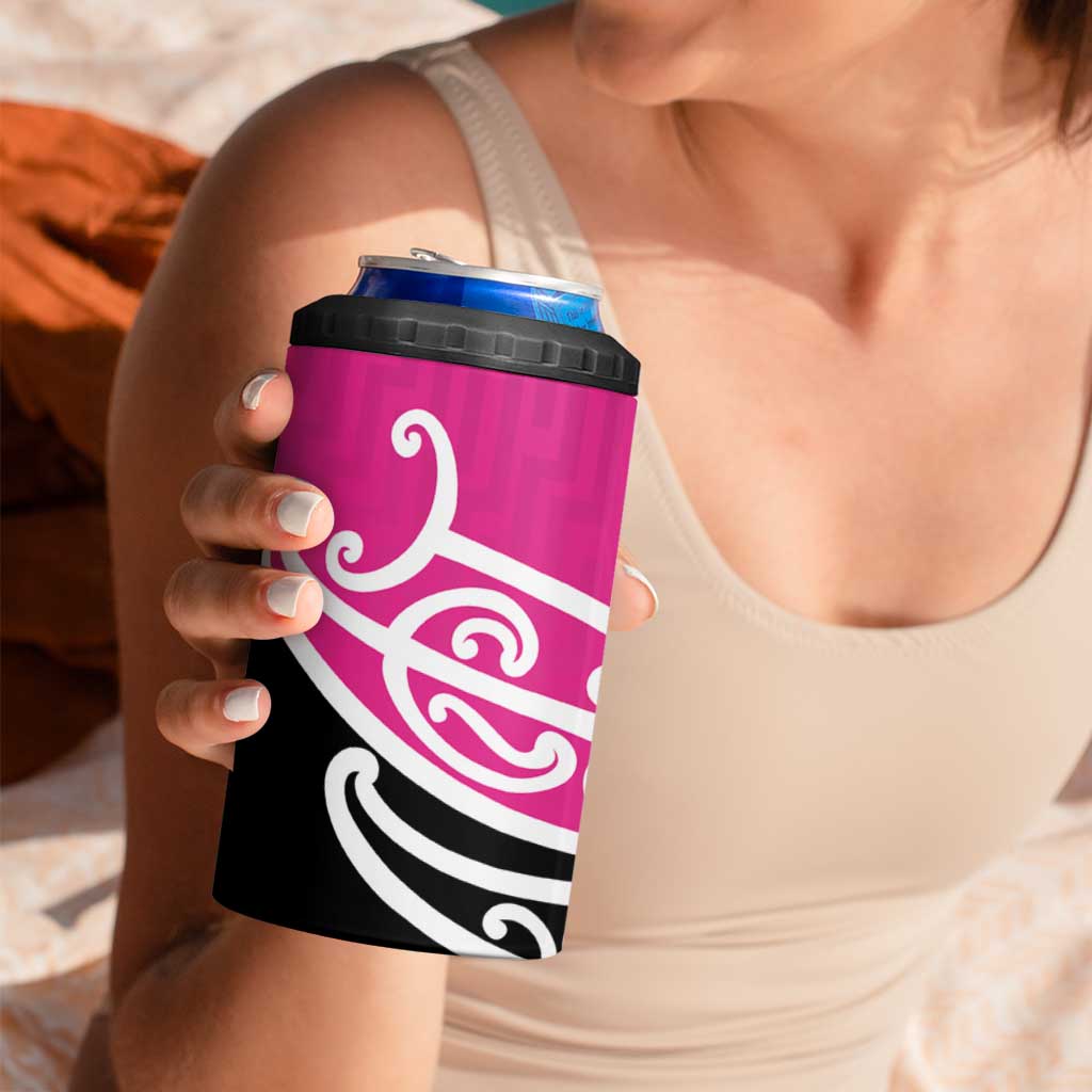 All Pink New Zealand Kowhai Ngutukak 4 in 1 Can Cooler Tumbler - Polynesian Pride
