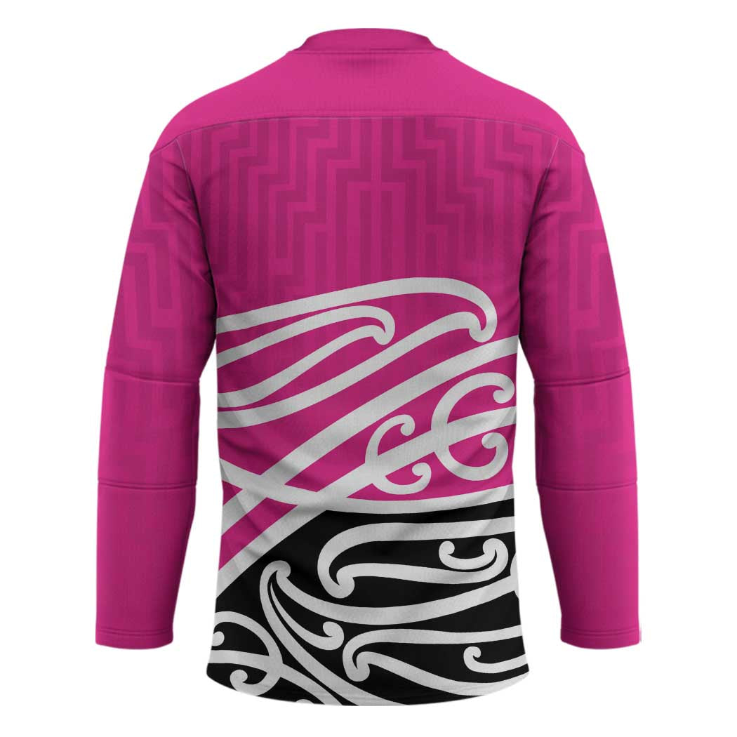 All Pink New Zealand Kowhai Ngutukak Hockey Jersey - Polynesian Pride
