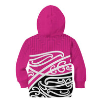 All Pink New Zealand Kowhai Ngutukak Kid Hoodie - Polynesian Pride