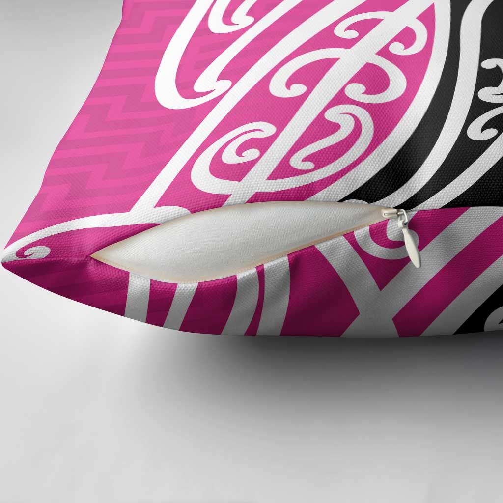 All Pink New Zealand Kowhai Ngutukak Pillow Cover - Polynesian Pride