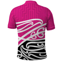 All Pink New Zealand Kowhai Ngutukak Polo Shirt - Polynesian Pride