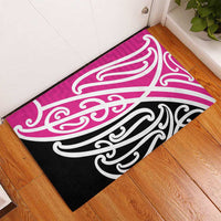 All Pink New Zealand Kowhai Ngutukak Rubber Doormat - Polynesian Pride