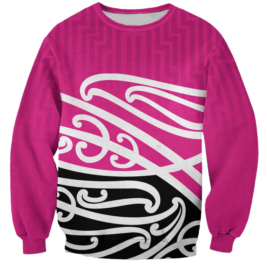 All Pink New Zealand Kowhai Ngutukak Sweatshirt - Polynesian Pride