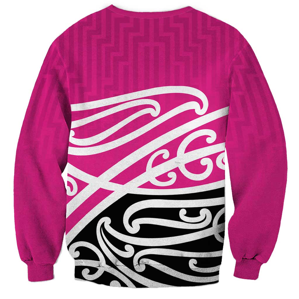 All Pink New Zealand Kowhai Ngutukak Sweatshirt - Polynesian Pride