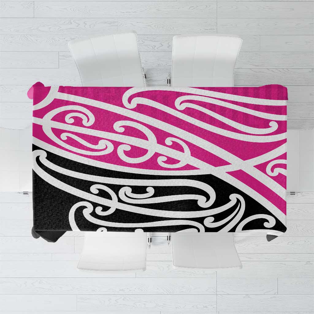 All Pink New Zealand Kowhai Ngutukak Tablecloth - Polynesian Pride