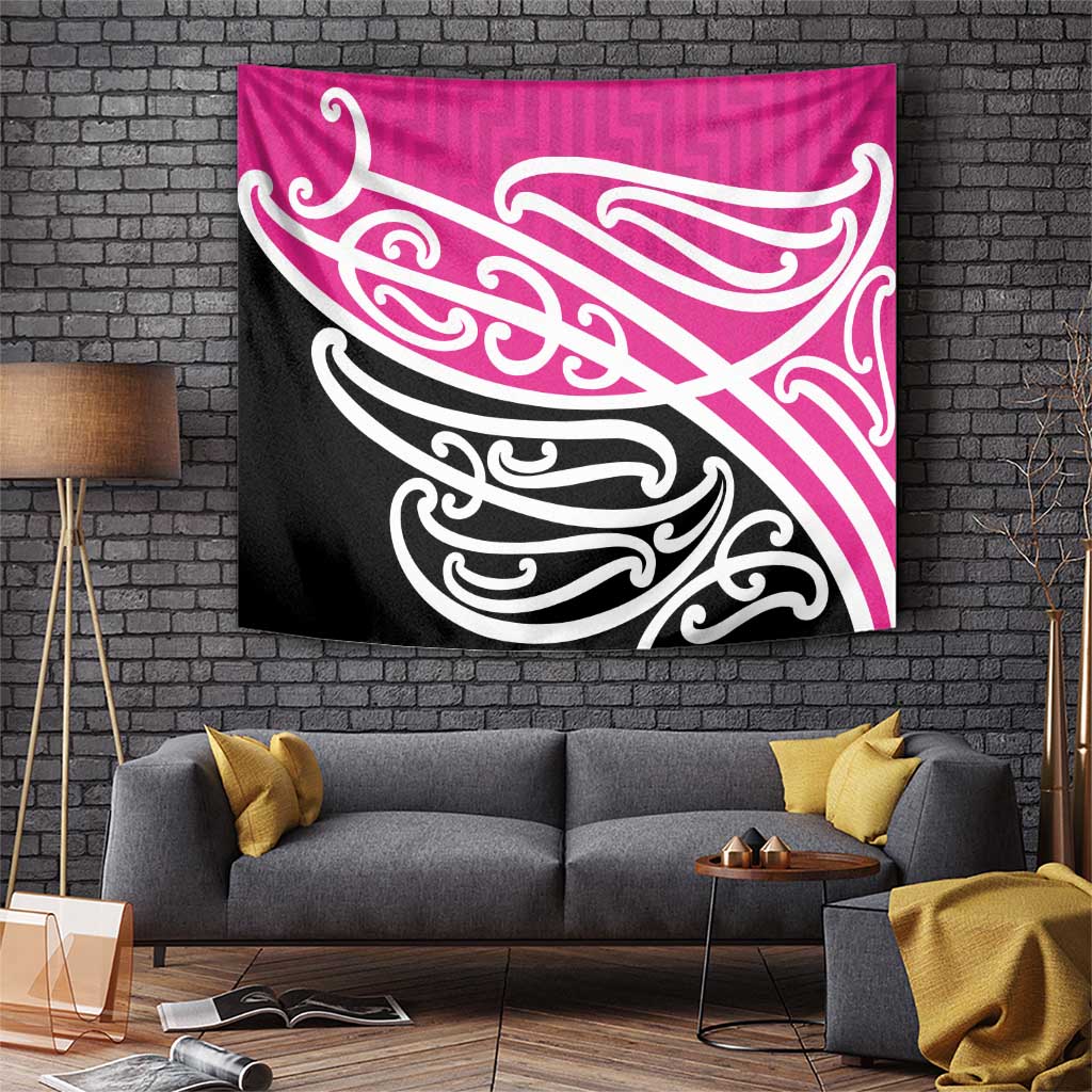 All Pink New Zealand Kowhai Ngutukak Tapestry - Polynesian Pride