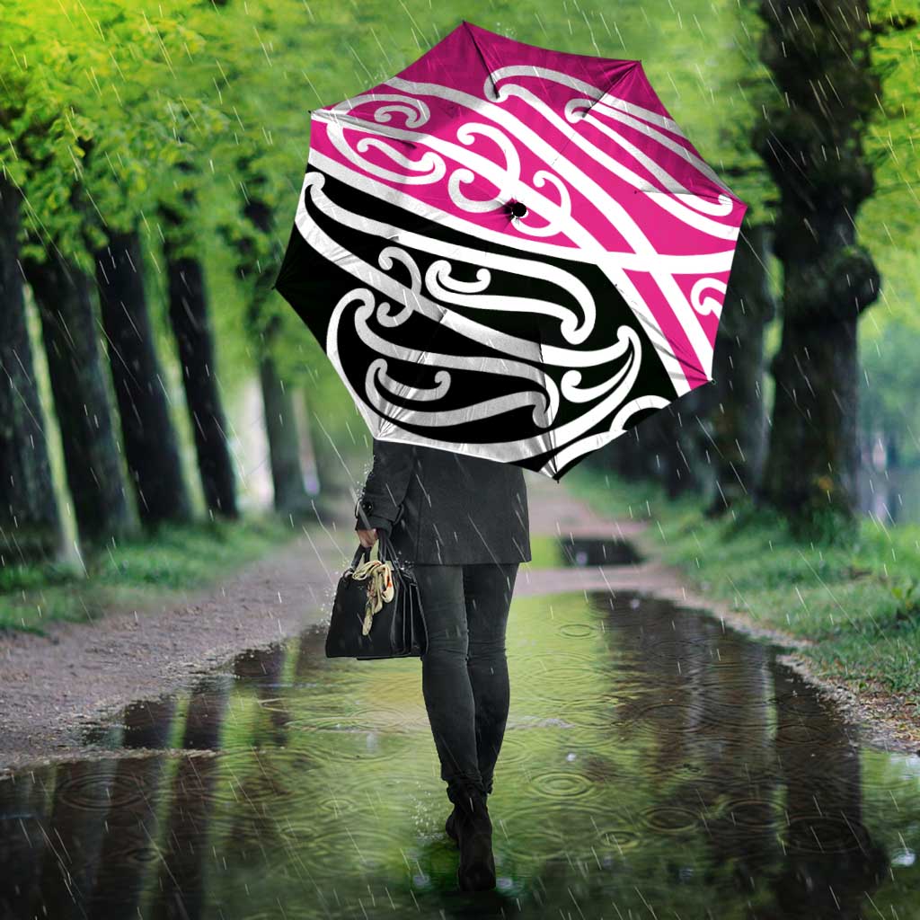 All Pink New Zealand Kowhai Ngutukak Umbrella - Polynesian Pride