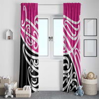 All Pink New Zealand Kowhai Ngutukak Window Curtain - Polynesian Pride