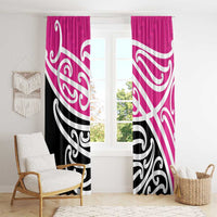 All Pink New Zealand Kowhai Ngutukak Window Curtain - Polynesian Pride