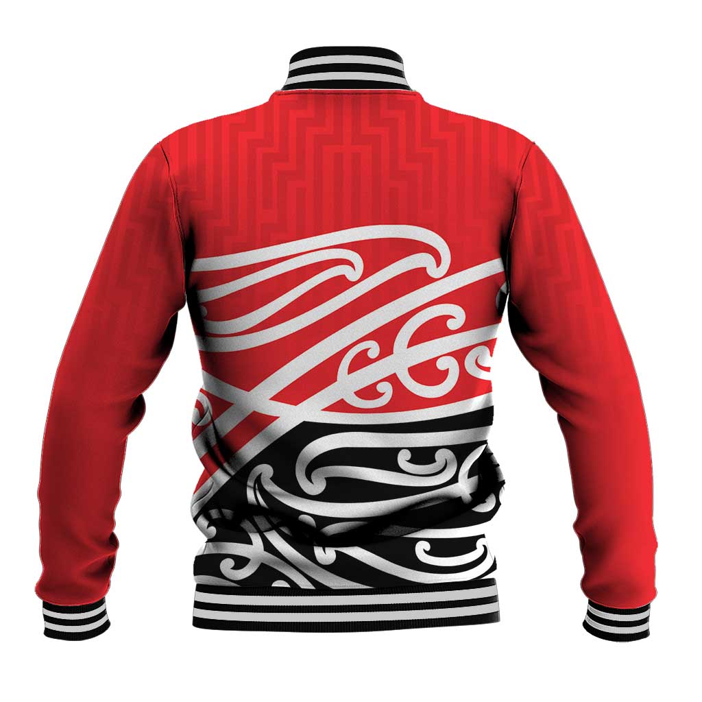 All Red New Zealand Kowhai Ngutukak Baseball Jacket - Polynesian Pride