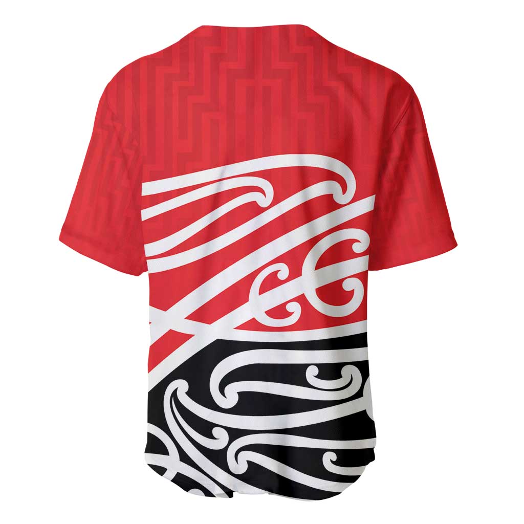 All Red New Zealand Kowhai Ngutukak Baseball Jersey - Polynesian Pride