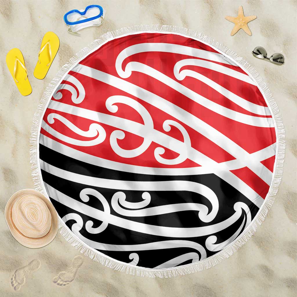 All Red New Zealand Kowhai Ngutukak Beach Blanket - Polynesian Pride