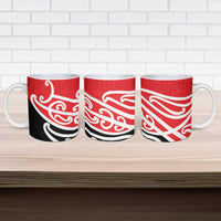 All Red New Zealand Kowhai Ngutukak Ceramic Mug - Polynesian Pride