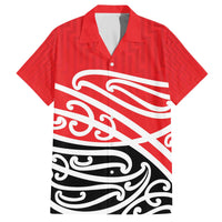 All Red New Zealand Kowhai Ngutukak Family Matching Off The Shoulder Long Sleeve Dress and Hawaiian Shirt - Polynesian Pride