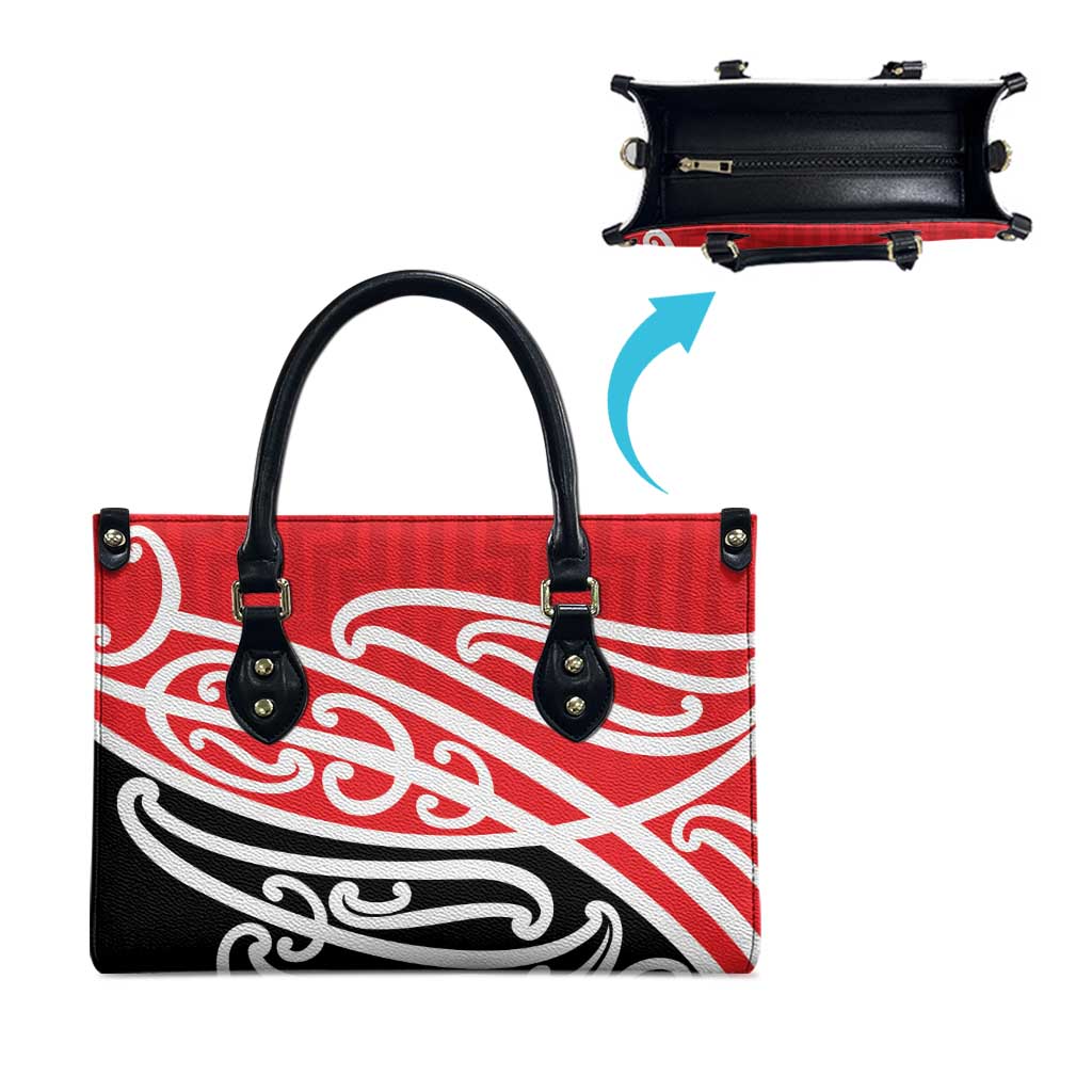 All Red New Zealand Kowhai Ngutukak Leather Bag - Polynesian Pride