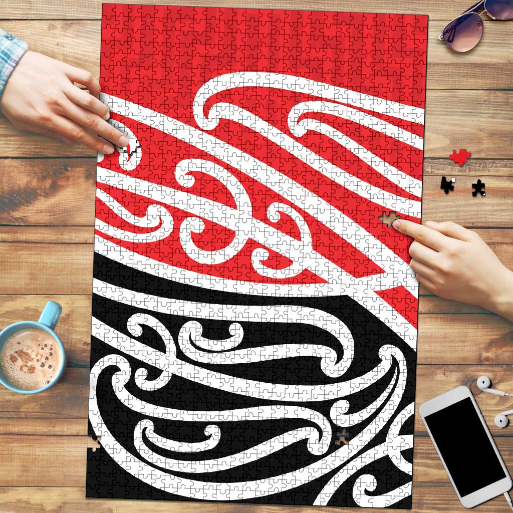All Red New Zealand Kowhai Ngutukak Puzzle - Polynesian Pride
