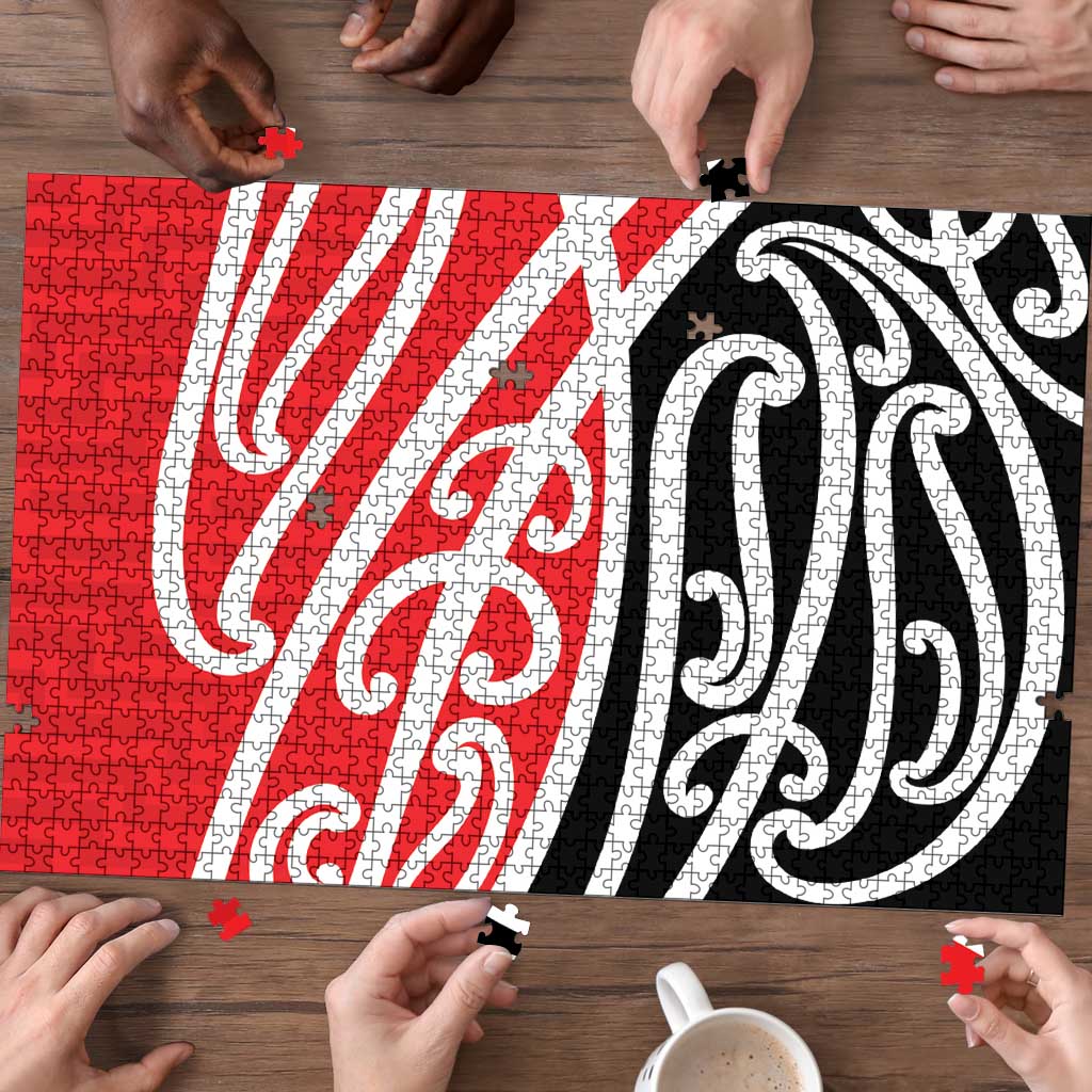 All Red New Zealand Kowhai Ngutukak Puzzle - Polynesian Pride