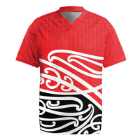 All Red New Zealand Kowhai Ngutukak Rugby Jersey - Polynesian Pride
