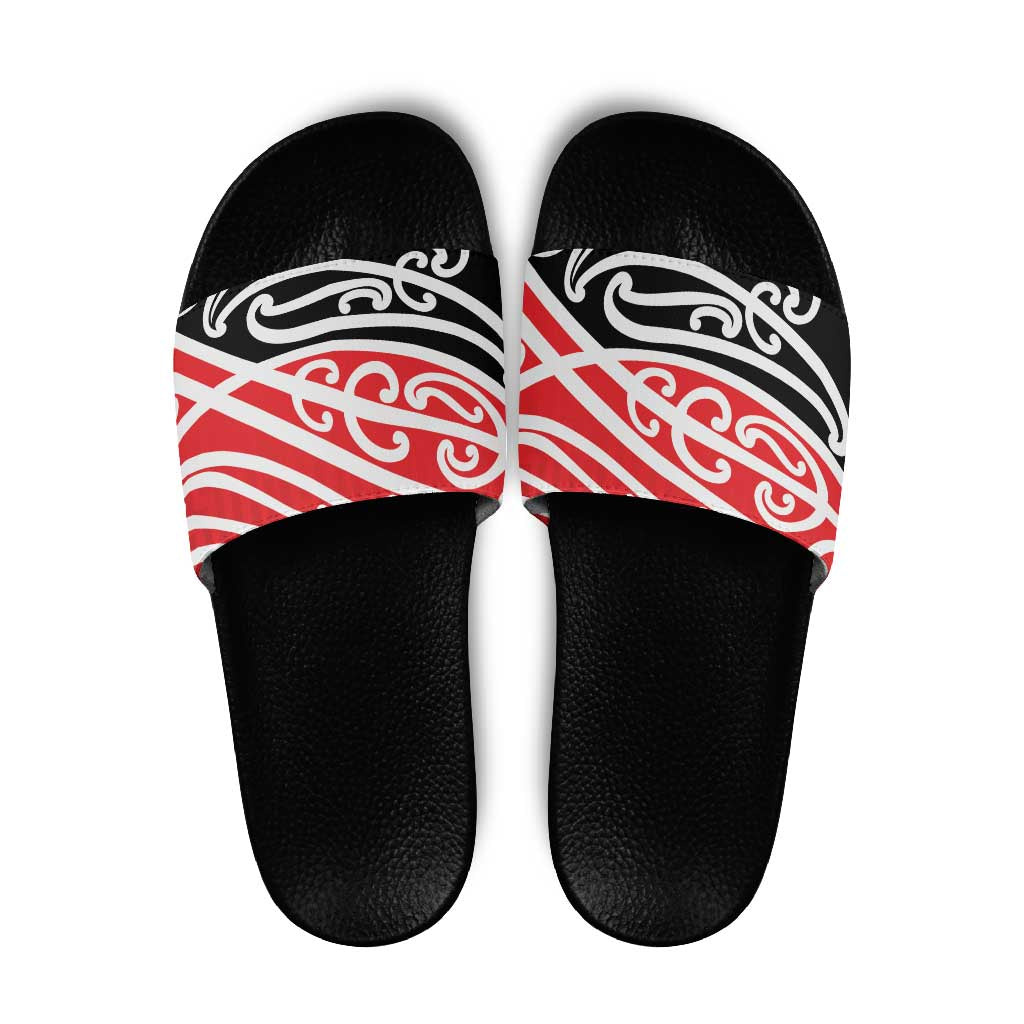 All Red New Zealand Kowhai Ngutukak Slide Sandals - Polynesian Pride