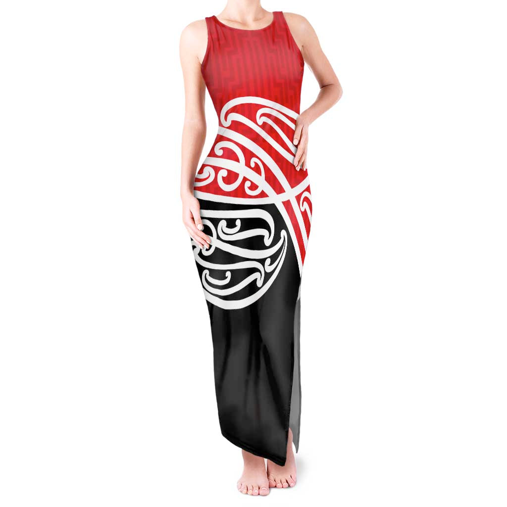 All Red New Zealand Kowhai Ngutukak Tank Maxi Dress - Polynesian Pride