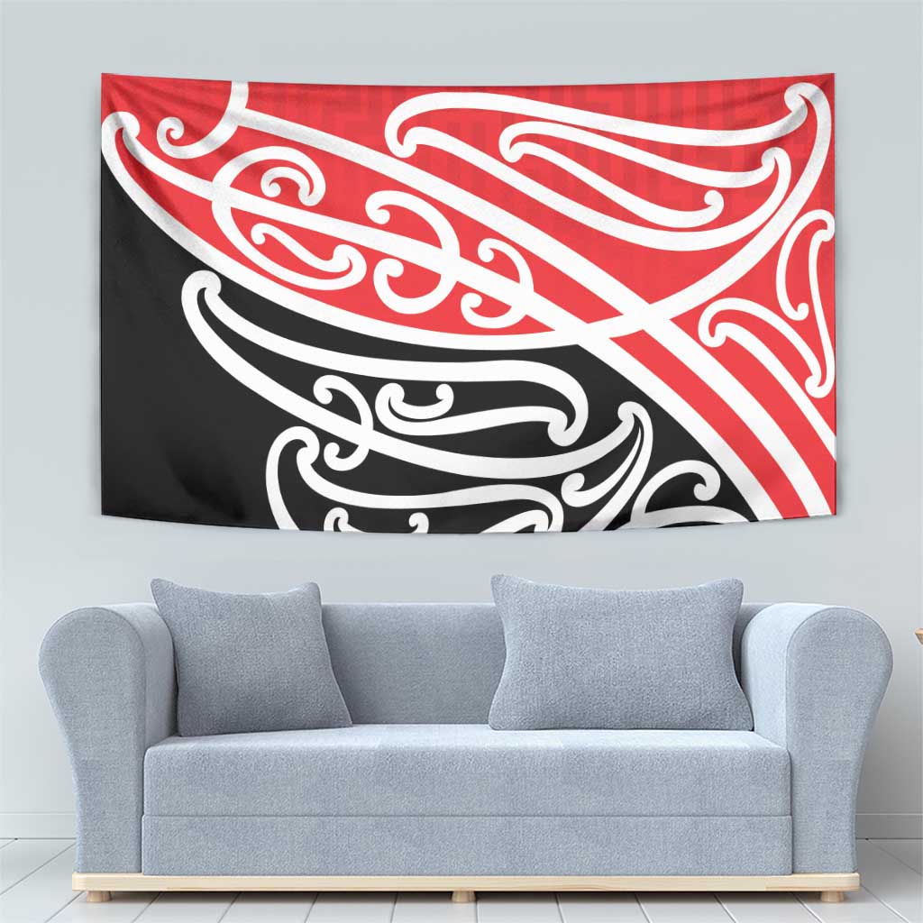 All Red New Zealand Kowhai Ngutukak Tapestry - Polynesian Pride