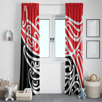 All Red New Zealand Kowhai Ngutukak Window Curtain - Polynesian Pride